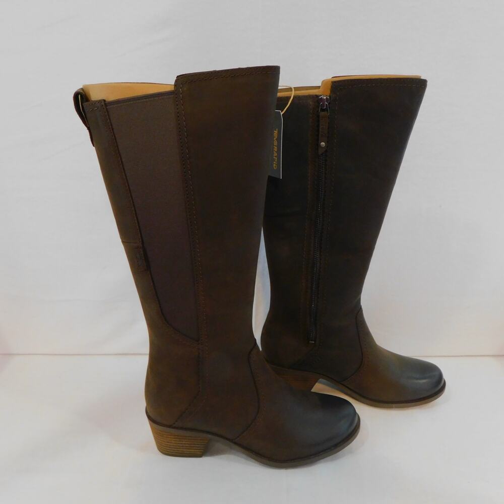 Teva Anaya Chelsea Tall Waterproof Leather Boots Women's Size 7.5 - Picture 9 of 12